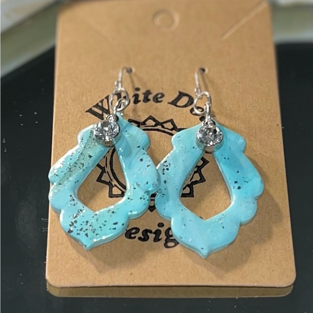 Handmade polymer clay earrings